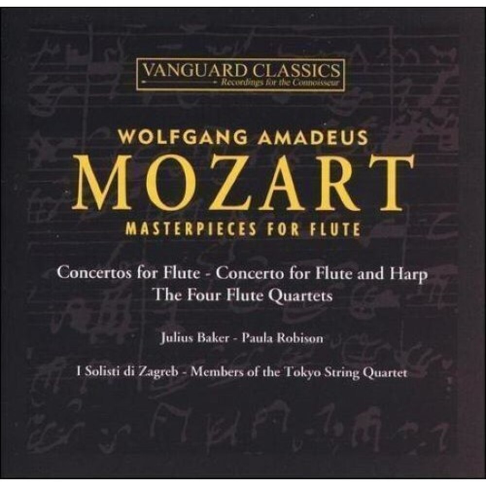 Masterpieces for Flute ~ Wolfgang Amadeus Mozart Concertos for Flute